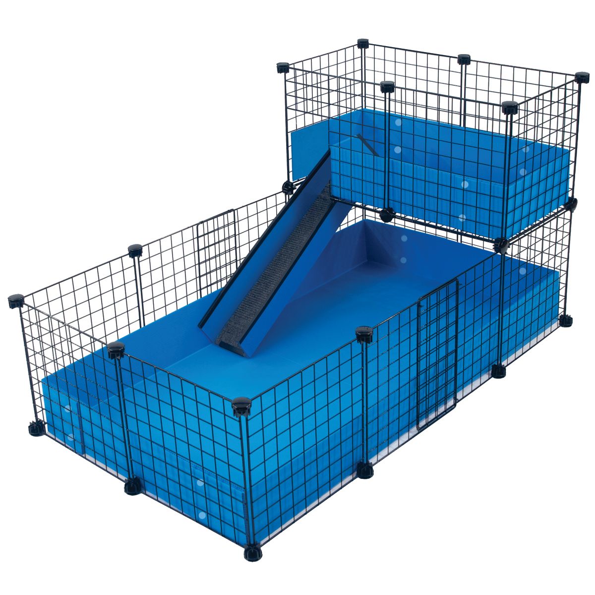 blue guinea pig cage