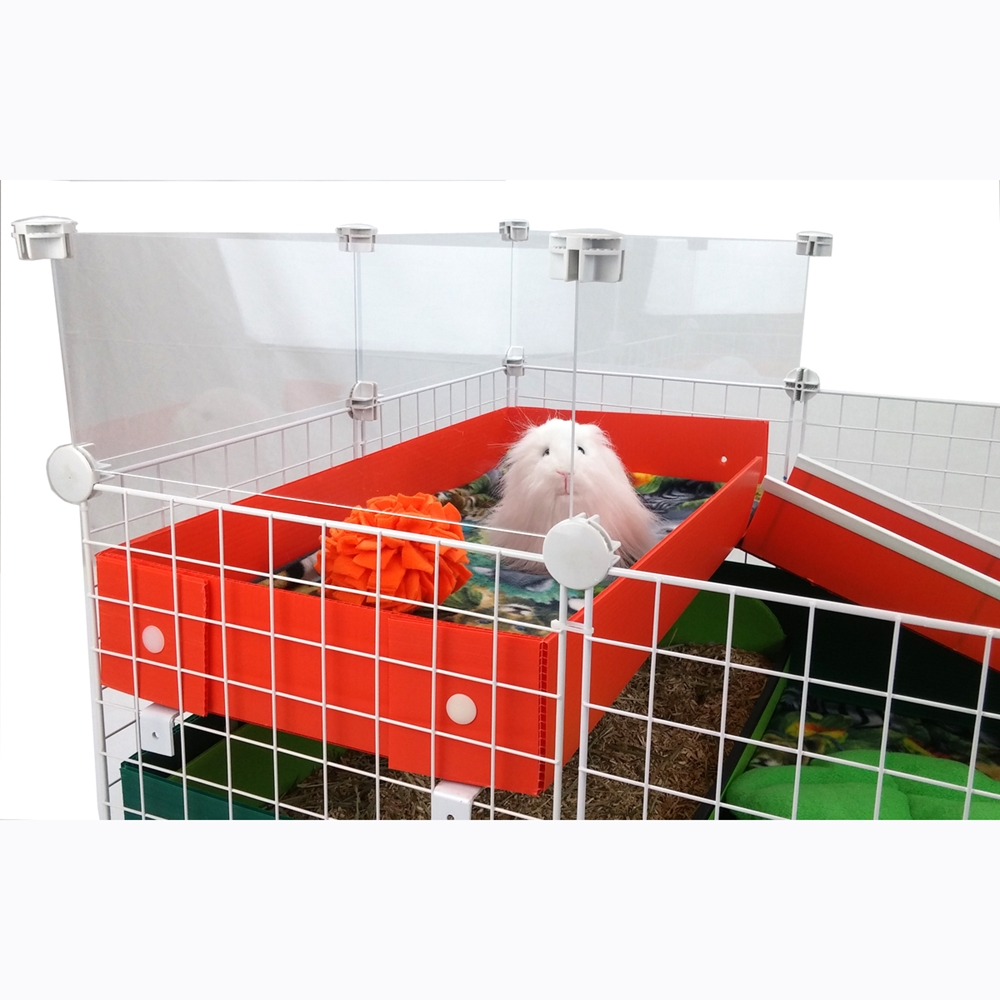 How to Build a Wooden DIY Guinea Pig Cage with Plexiglass Windows